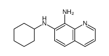 8-Amino-7-cyclohexylaminochinolin结构式