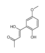 4-hydroxy-4-(2-hydroxy-5-methoxyphenyl)but-3-en-2-one Structure