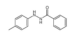 1-Benzoyl-2-(4-methylphenyl)hydrazine Structure