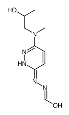 N-[[6-[2-hydroxypropyl(methyl)amino]pyridazin-3-yl]amino]formamide结构式