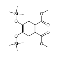 4,5-Bis[(trimethylsilyl)oxy]-1,4-cyclohexadiene-1,2-dicarboxylic acid dimethyl ester结构式