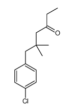 6-(4-chlorophenyl)-5,5-dimethylhexan-3-one Structure