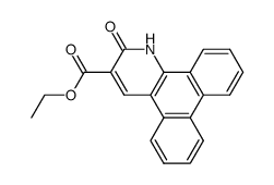 ethyl 2-oxo-1,2-dihydrodibenzo[f,h]quinoline-3-carboxylate Structure