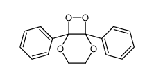 1,6-diphenyl-2,5,7,8-tetraoxabicyclo[4.2.0]octane Structure