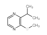 2-Methylthio-3-isopropylpyrazine Structure