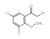 2-bromo-1-(3,5-dichloro-2-methoxyphenyl)ethanone Structure