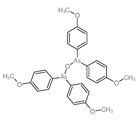 Arsine,oxybis[bis(p-methoxyphenyl)- (8CI) picture