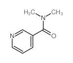 3-Pyridinecarboxamide,N,N-dimethyl- Structure