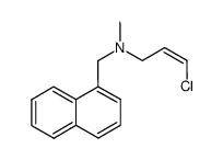 (Z)-3-chloro-N-methyl-N-(naphthalen-1-ylmethyl)prop-2-en-1-amine结构式