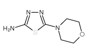 5-吗啉-4-基-1,3,4-噻二唑-2-胺结构式
