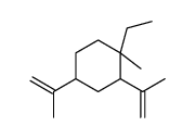 1-ethyl-1-methyl-2,4-bis(prop-1-en-2-yl)cyclohexane Structure