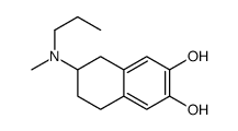 2-(N-methyl-N-(n-propyl)amino)-6,7-dihydroxytetralin Structure