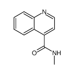 4-(N-methylcarboxyamido)-quinoline结构式