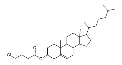 Cholest-5-en-3β-ol 4-chlorobutanoate结构式