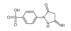 3-Amino-1-(4-sulfophenyl)-2-pyrazolin-5-one结构式