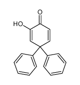 2-hydroxy-4,4-diphenylcyclohexa-2,5-dien-1-one结构式