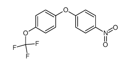 1-硝基-4-(4-(三氟甲氧基)苯氧基)苯结构式