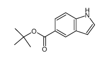 tert-butyl 1H-indole-5-caboxylate structure