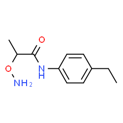 Propanamide, 2-(aminooxy)-N-(4-ethylphenyl)- (9CI) Structure