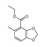 ethyl 6-methyl-2,3-(methylenedioxy)benzoate结构式