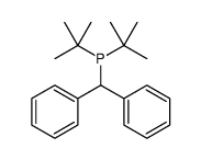 benzhydryl(ditert-butyl)phosphane Structure