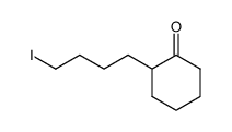 (+/-)-2-(4'-iodobutyl)cyclohexanone结构式