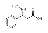 3-METHYLAMINO-3-PHENYL-PROPIONIC ACID Structure