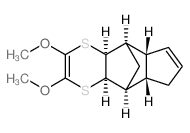 4,5-Dimethoxy-3,6-dithia-exo-2,7-endo-9,13-tetracyclo<6.5.1.02,7.09,13>tetradeca-4,10-dien结构式