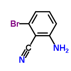 2-Amino-6-bromobenzonitrile Structure