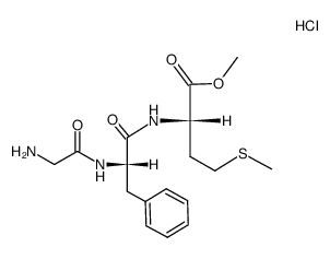 glycylphenylalanylmethionine methyl ester hydrochloride Structure