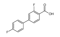 3,4'-DIFLUORO-[1,1'-BIPHENYL]-4-CARBOXYLIC ACID Structure