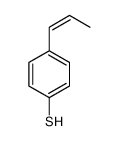 4-prop-1-enylbenzenethiol Structure