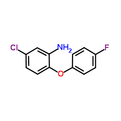 5-Chloro-2-(4-fluorophenoxy)aniline structure