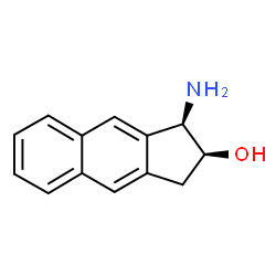 1H-Benz[f]inden-2-ol,1-amino-2,3-dihydro-,(1R,2S)-(9CI) structure