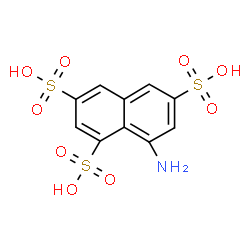 8-Amino-1,3,6-naphthalenetrisulfonic acid sodium salt structure