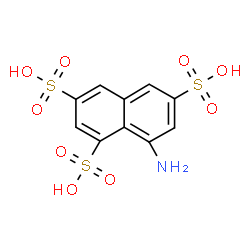 8-Amino-1,3,6-naphthalenetrisulfonic acid sodium salt结构式