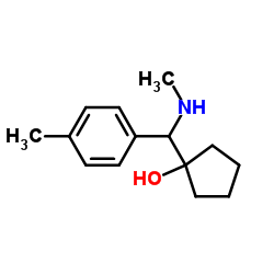 Cyclopentanol, 1-[p-methyl-alpha-(methylamino)benzyl]- (8CI) Structure