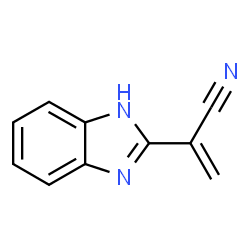 1H-Benzimidazole-2-acetonitrile,alpha-methylene-(9CI)结构式