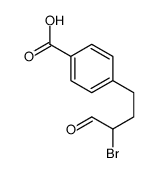 4-(3-bromo-4-oxobutyl)benzoic acid Structure
