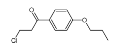 3-chloro-1-(4-propoxy-phenyl)-propan-1-one Structure