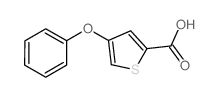 4-Phenoxy-2-thiophenecarboxylic acid structure