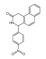 1-(4'-nitrophenyl)-1,4-dihydro-3(2H)-benzo[f]isoquinolinone Structure