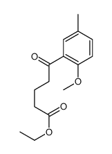 ETHYL 5-(2-METHOXY-5-METHYLPHENYL)-5-OXOVALERATE structure