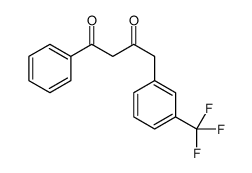 1-phenyl-4-[3-(trifluoromethyl)phenyl]butane-1,3-dione结构式