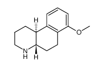 trans-7-methoxy-1,2,3,4,4a,5,6,10b-octahydrobenzo[f]quinoline Structure