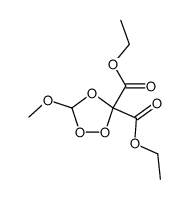 diethyl 5-methoxy-1,2,4-trioxolane-3,3-dicarboxylate Structure