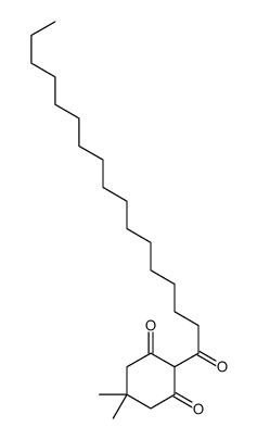 2-heptadecanoyl-5,5-dimethylcyclohexane-1,3-dione Structure