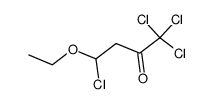 1,1,1,4-tetrachloro-4-ethoxy-butan-2-one Structure