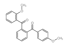 [2-(4-methoxybenzoyl)phenyl]-(2-methoxyphenyl)methanone结构式
