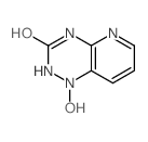 7-hydroxy-2,7,8,10-tetrazabicyclo[4.4.0]deca-2,4,11-trien-9-one结构式